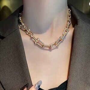 Luxurius Gold Plated Horse Shoe Necklace Fashion